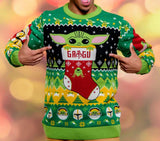 Star Wars Christmas Sweater Baby Yoda Size M