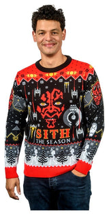 Star Wars Christmas Sweater Sith Size XXL