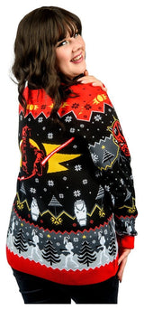 Star Wars Christmas Sweater Sith Size M