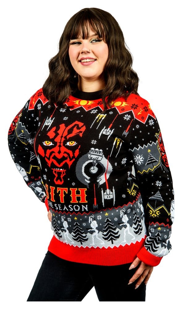 Star Wars Christmas Sweater Sith Size L