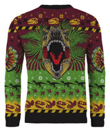 Jurassic Park Christmas Sweater Happy Rexmas Size L