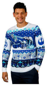 Star Wars Christmas Sweater AT-AT Assault Size L