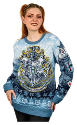 Harry Potter Christmas Sweater Hogwarts Size L