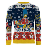 Simpsons Christmas Sweater D'oh Ho Ho! Size XL