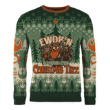 Star Wars Christmas Sweater Ewok'n around the Christmas Tree  Size XL