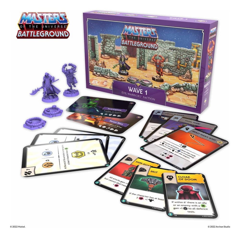 Masters of the Universe: Battleground Miniatures Game Wave 1: Evil Warriors Faction *German Version*