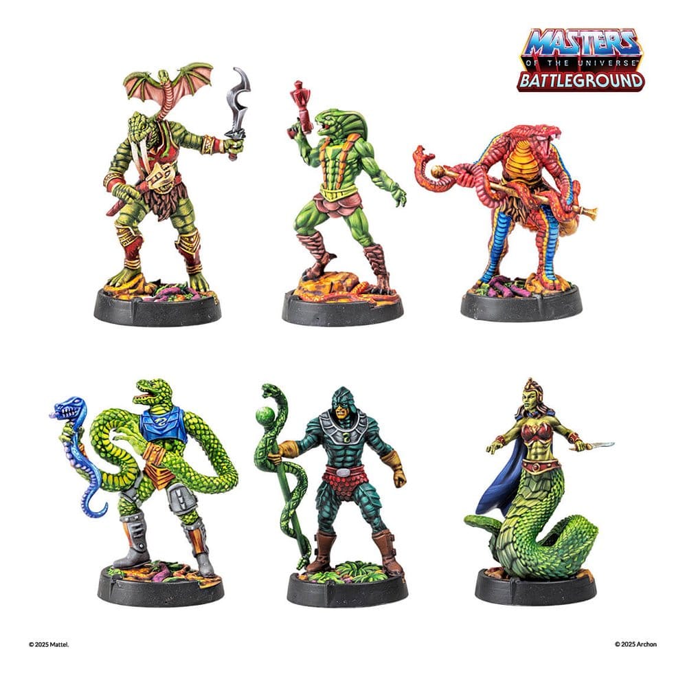 Masters of the Universe: Battleground Miniatures Game Wave 8: Snake Men Faction *French Version*