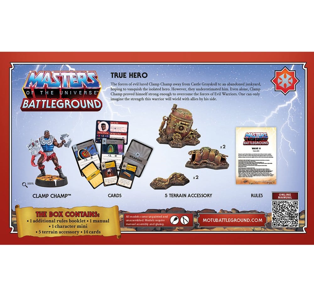 Masters of the Universe: Battleground Miniatures Game Wave 9: Masters of the Universe Faction *German Version*