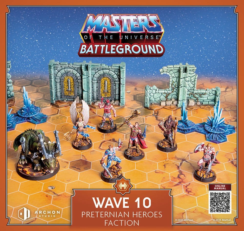 Masters of the Universe: Battleground Miniatures Game Wave 10: Preternian Heroes Faction *English Version*