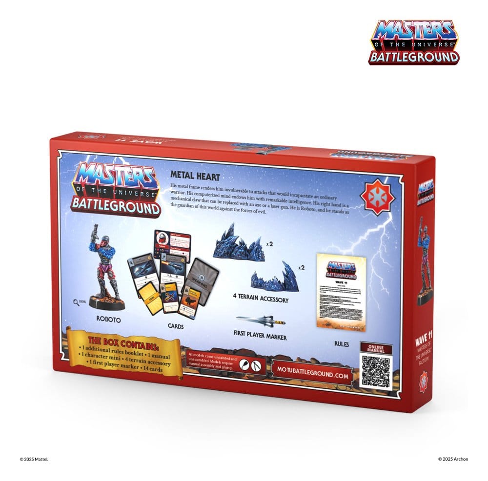 Masters of the Universe: Battleground Miniatures Game Wave 11: Masters of the Universe Faction (Roboto) *English Version*