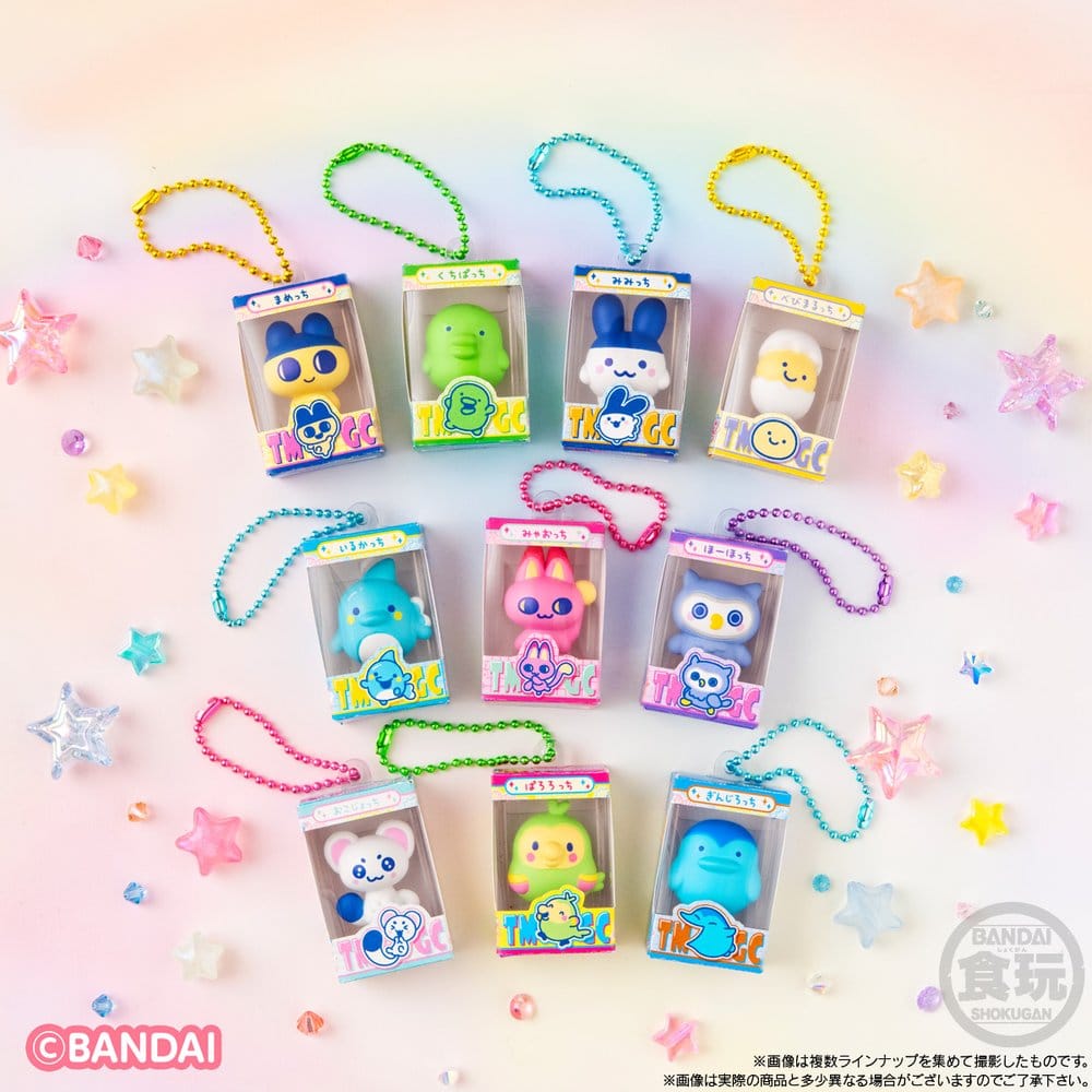 Tamagotchi Shokugan Box Mini Keychain Wave 5 Blind Box 4 cm Display (12)
