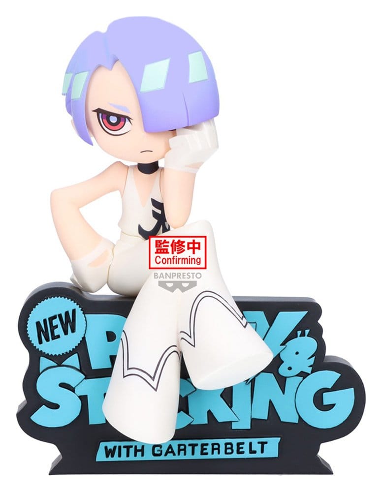 New Panty & Stocking with Garterbelt Monitor Top Figz PVC Figure Polyester 12 cm