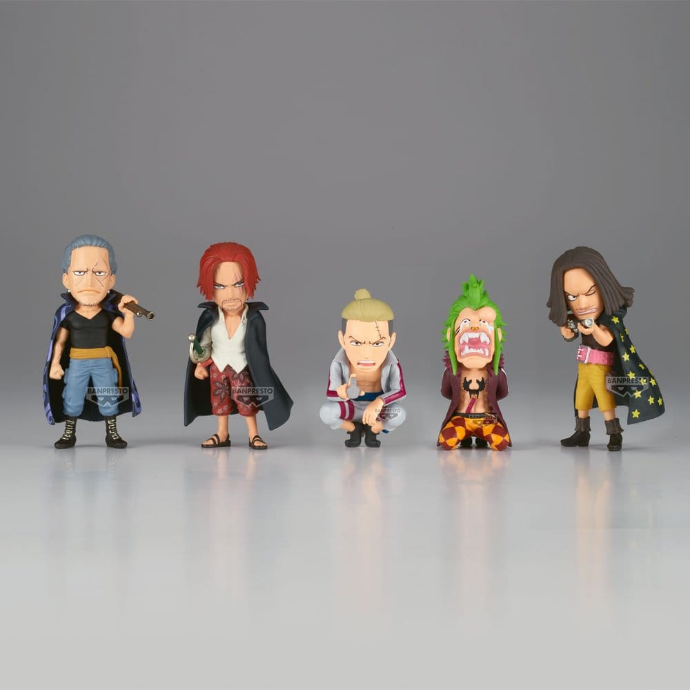 One Piece World Collectable Figure Red Hair Pirates vs Bartolomeo 5 cm Blind Box Display (12)