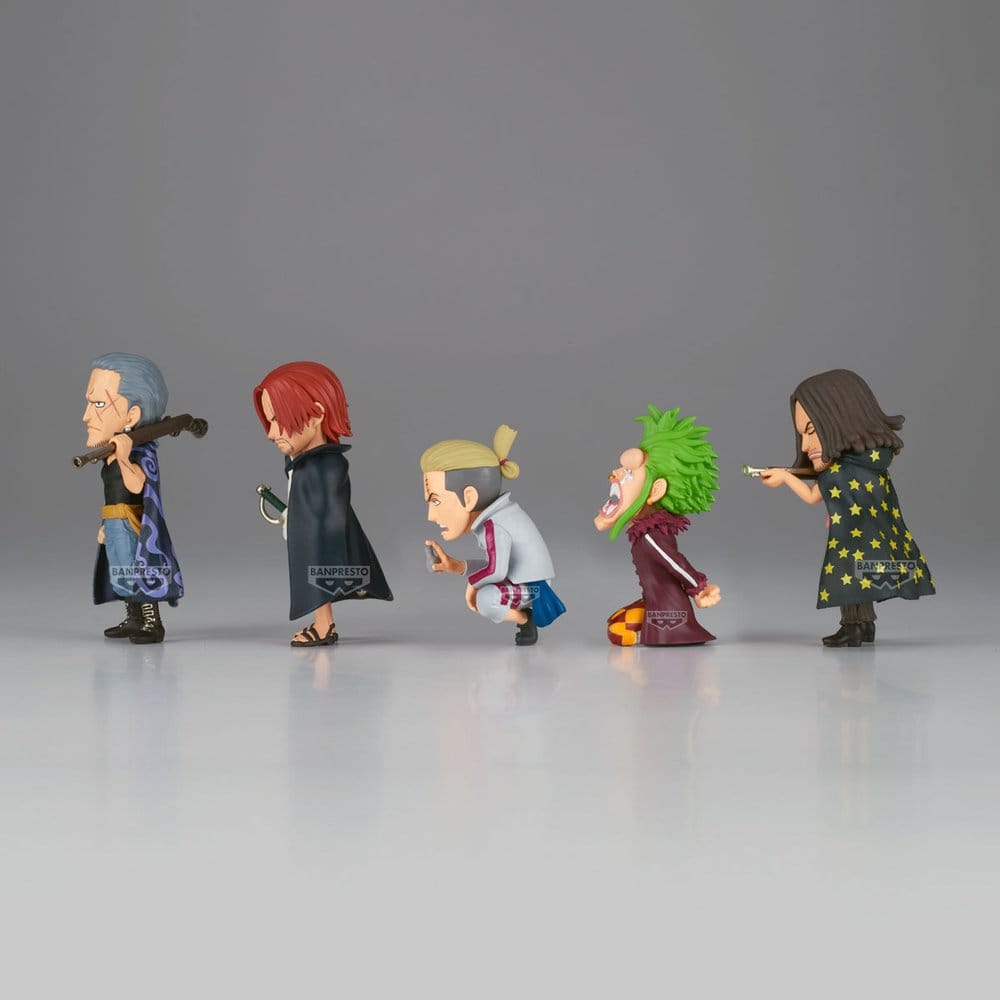 One Piece World Collectable Figure Red Hair Pirates vs Bartolomeo 5 cm Blind Box Display (12)