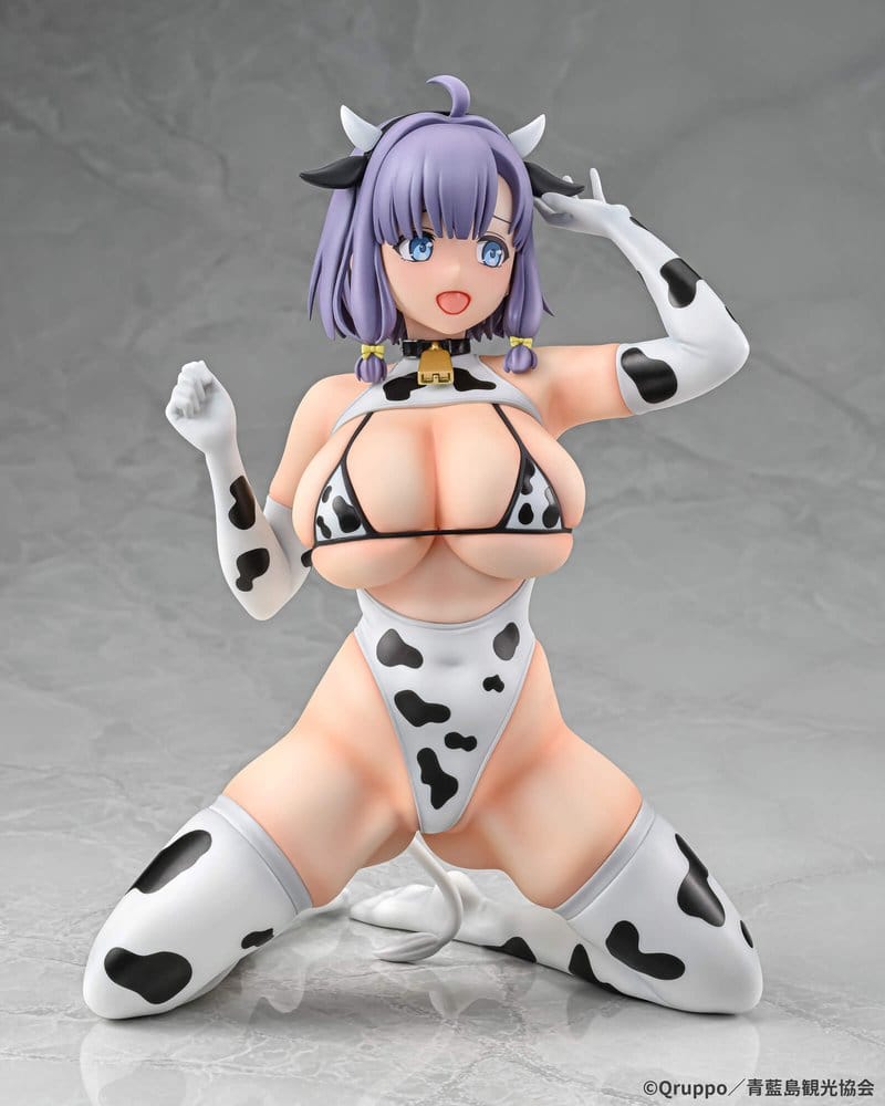 Nukitashi The Animation PVC Statue 1/5 Misaki Hotori Cow print costume 22 cm