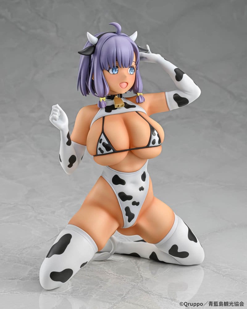 Nukitashi The Animation PVC Statue 1/5 Misaki Hotori Cow print costume Tanned Ver. 22 cm