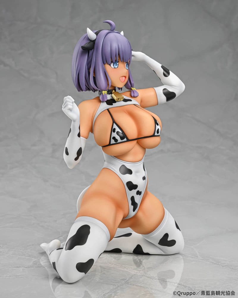 Nukitashi The Animation PVC Statue 1/5 Misaki Hotori Cow print costume Tanned Ver. 22 cm