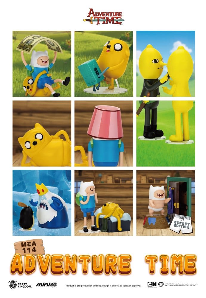 Adventure Time Mini Egg Attack Blind Box Figures Adventure Time 9 cm Assortment (6)