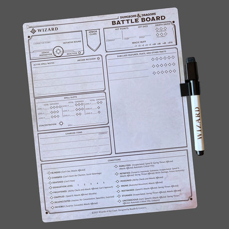Dungeons & Dragons Battle Board Wizard 