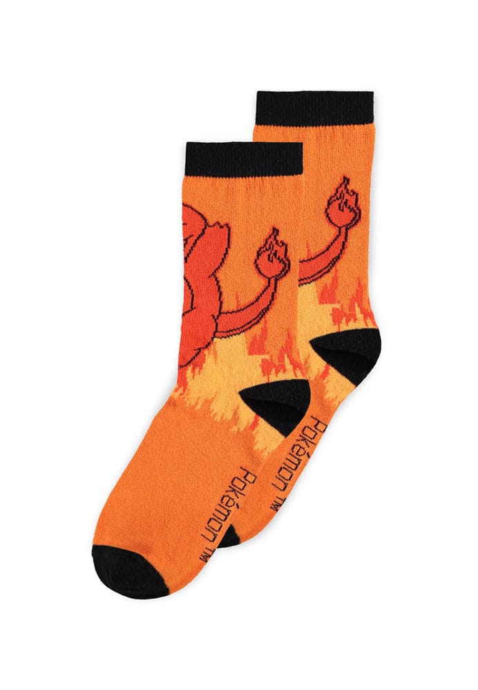 Pokémon Socks 3-Pack Crew 39-42