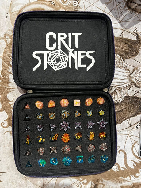 CritStones Dice Case Arcanum Black
