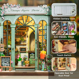 Miniature House Model Kit Champs-Élysées Florist 18 x 16 cm