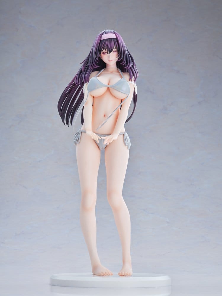 Original Model Statue 1/5 Tomoe Sakura Swimsuit Black Hair Wholesome Ver. Illustration by Toshi Tsutakaze 32 cm