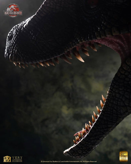 Jurassic Park III Life Size Bust Male Alpha Velociraptor "Blood Knight" 83 cm – billede 7