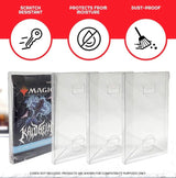 PET Protectors 10-Pack for Booster, Magic, Yu-Gi-Oh Cards