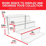 Evoretro Acrylic Shelf Riser 2-Pack RS9