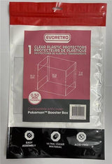 Evoretro PET Display Case Protector for Pokémon Booster Box (1-Pack)