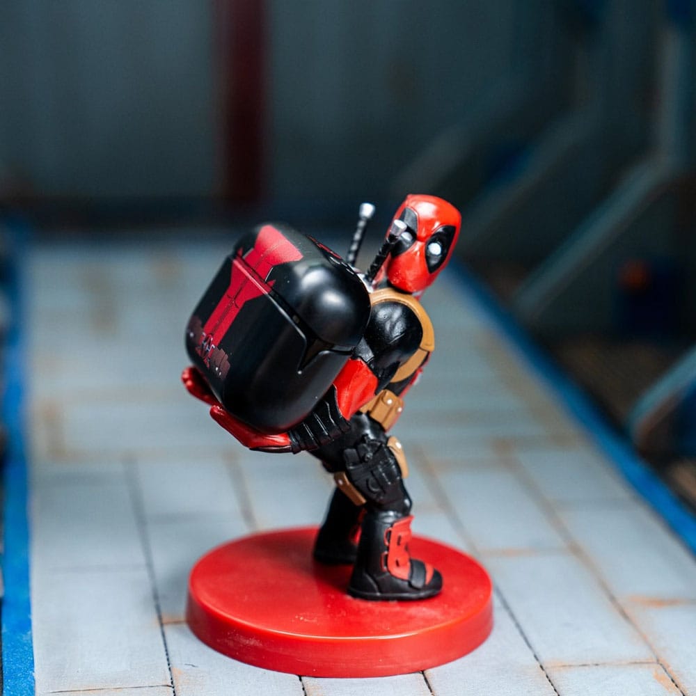Marvel Holdems Mini Holder & Wireless Headphones Deadpool with TWS Buds Pro 10 cm