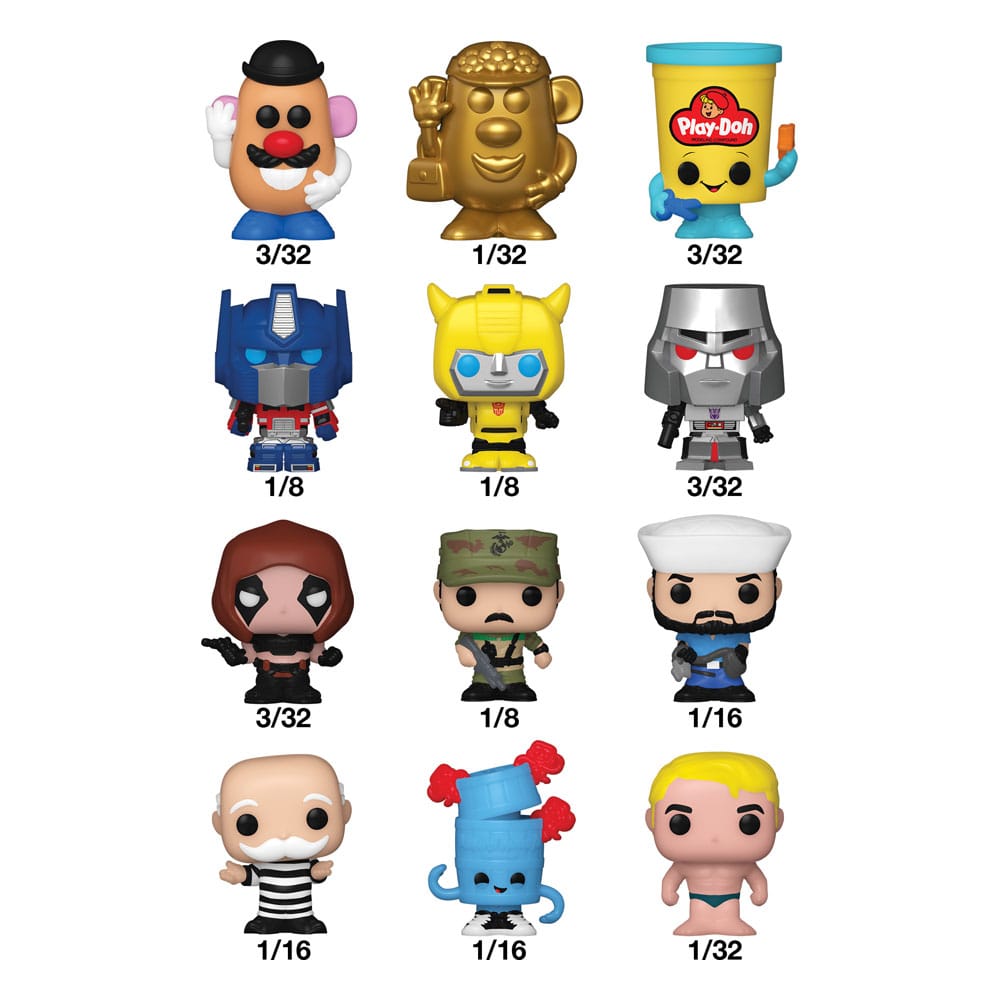 Retro Toys Bitty POP! Vinyl Figure Display (32) PDQ 2,5 cm