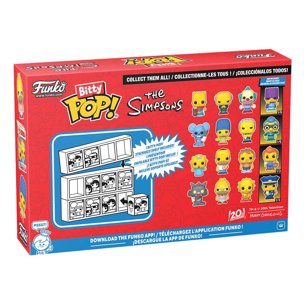 The Simpsons Bitty POP! Vinyl Figure 4-Pack Series 4 2 cm