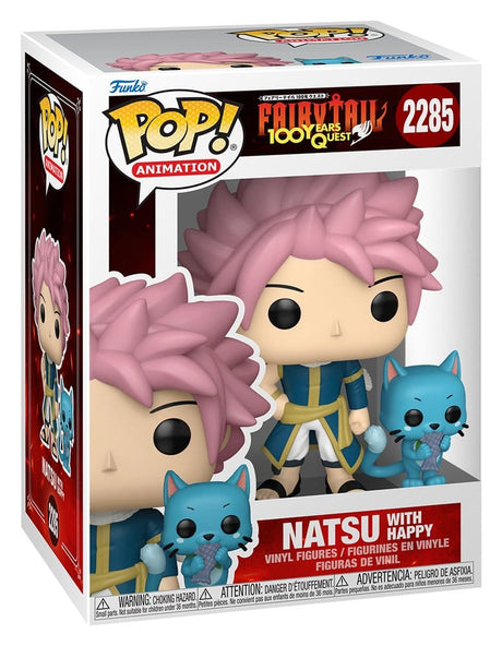 Fairy Tail-100 Years Quest POP! Animation Vinyl Figure Natsu & Happy 9 cm