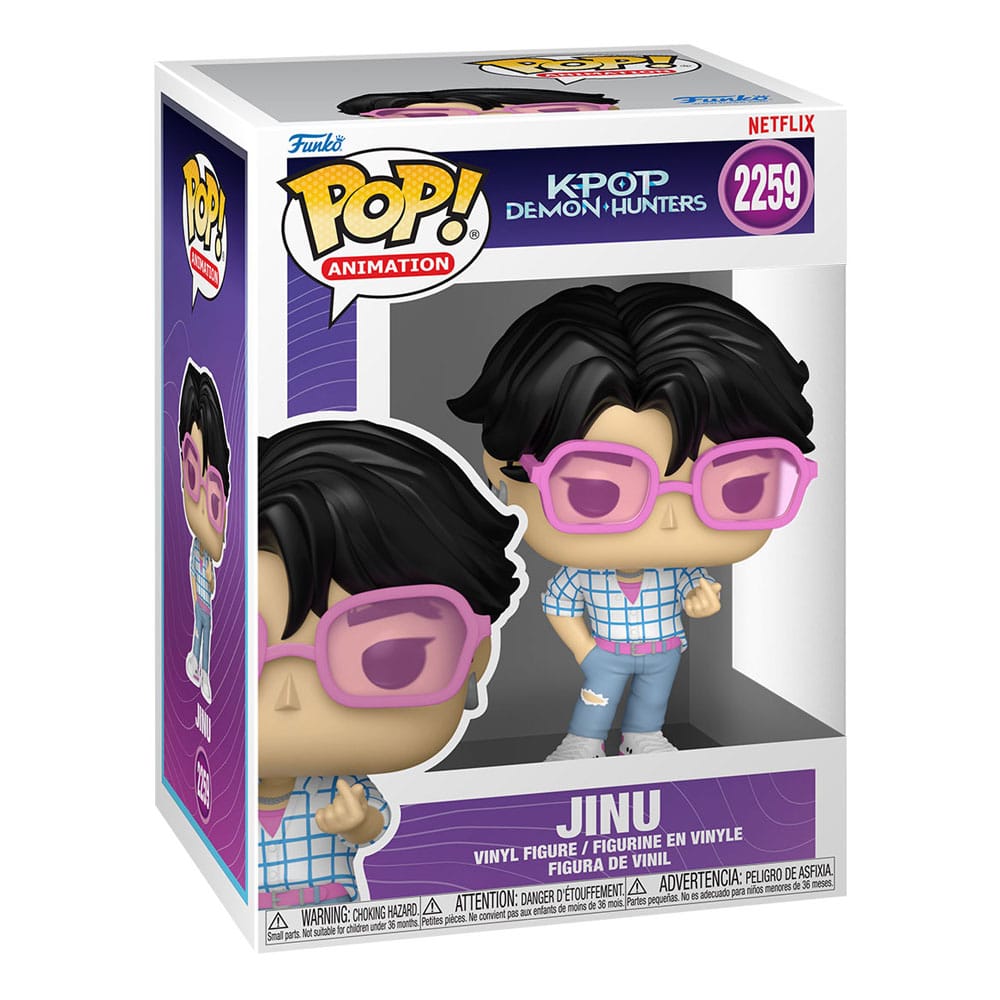KPop Demon Hunters POP! Animation Vinyl Figures Jinu w/Chase 9 cm Assortment (6)