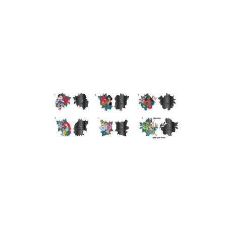 Disney Loungefly POP! Enamel Pins Princess Tattoo 3 cm Assortment (12)