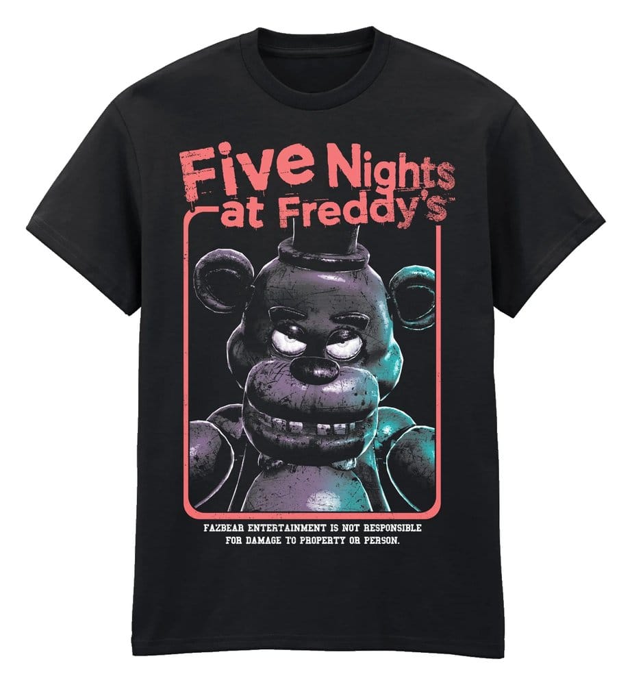 Five Nights at Freddy's T-Shirt VHS Size S