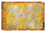 World of Warcraft Replica Metal Map of Azeroth Limited Edition 12 x 18 cm