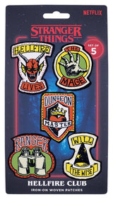 Stranger Things Fabric Patches 5-Pack