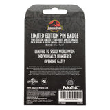 Jurassic Park Pin Badge Gates Hinged