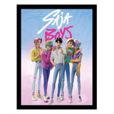 KPop Demon Hunters Collector Print Framed Poster Saja Boys