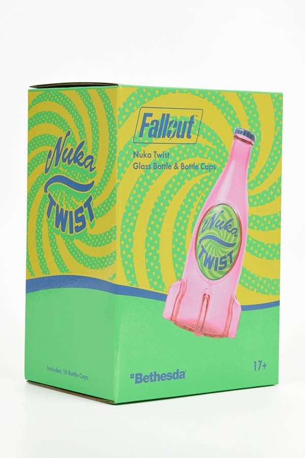 Fallout Bottle Series Replica Glass Bottle & Cap Nuka Twist