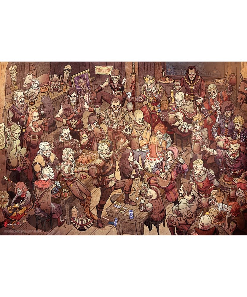 The Witcher Puzzle Birthday (1000 pieces)