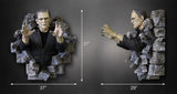 Frankenstein Wall Mount 1/1 Boris Karloff as Frankenstein's Monster 94 x 94 cm