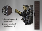 Frankenstein Wall Mount 1/1 Boris Karloff as Frankenstein's Monster 94 x 94 cm