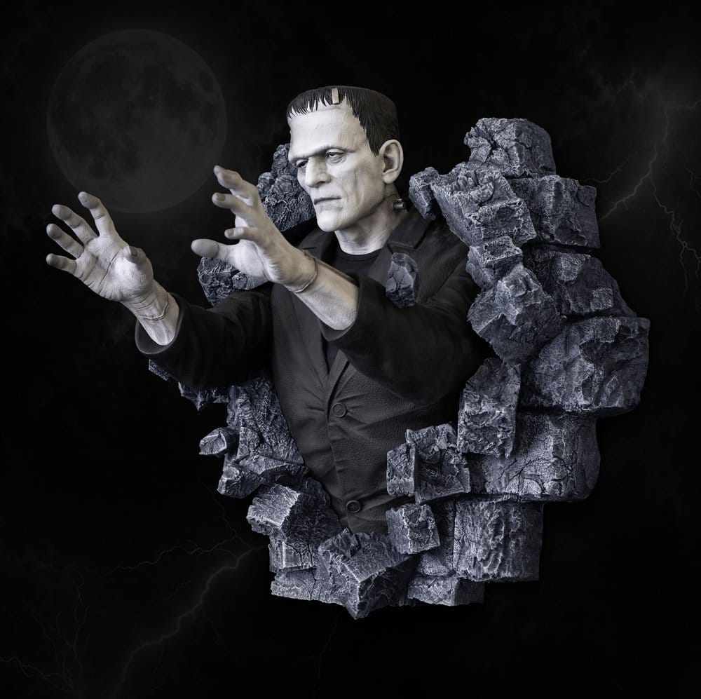Frankenstein Wall Sculpture Classic Horror Edition Lifesize 94 cm