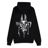 Diablo IV Zipper Hoodie Sweater Barbarian Sigil Size S