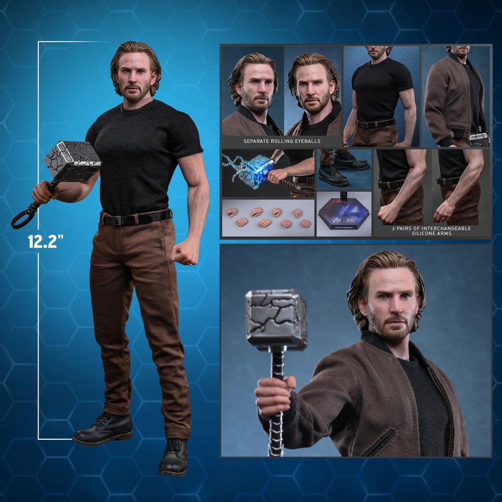 Marvel Avengers: Doomsday Movie Masterpiece Action Figure 1/6 Steve Rogers 31 cm