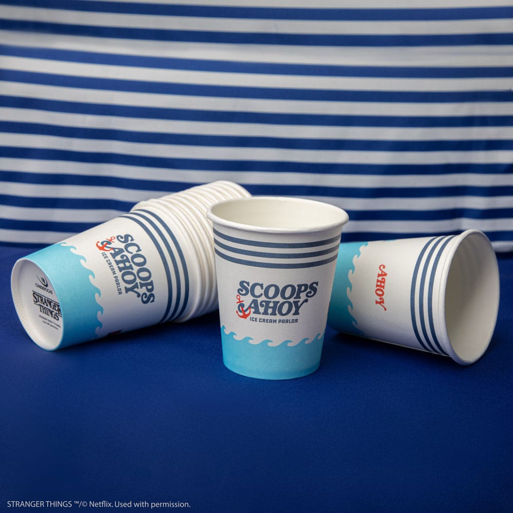 Stranger Things Set of 24 Paper Cups Scoops Ahoy